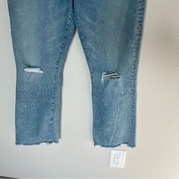 MOTHER The Hustler Ankle Chew Jeans Denim Drinking By the Pool Women’s 32 - Picture 5 of 14